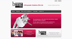 Desktop Screenshot of bmgorthopaedics.com